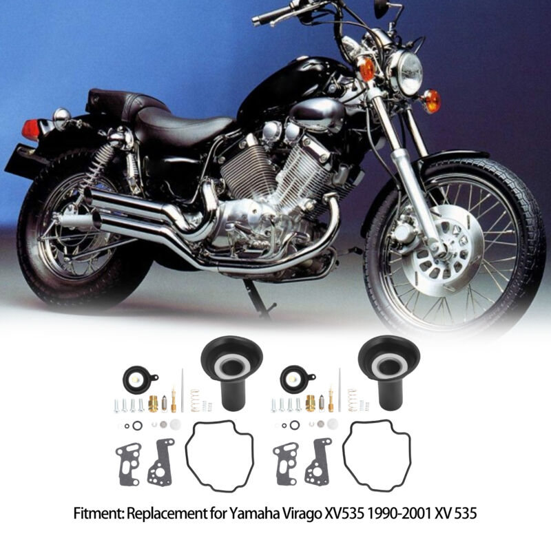 Kit Réparation Carburateur Virago 1000 (1984-1987) - 2 Ensembles, 36 Pièces Métal - Joints, Joints Toriques
