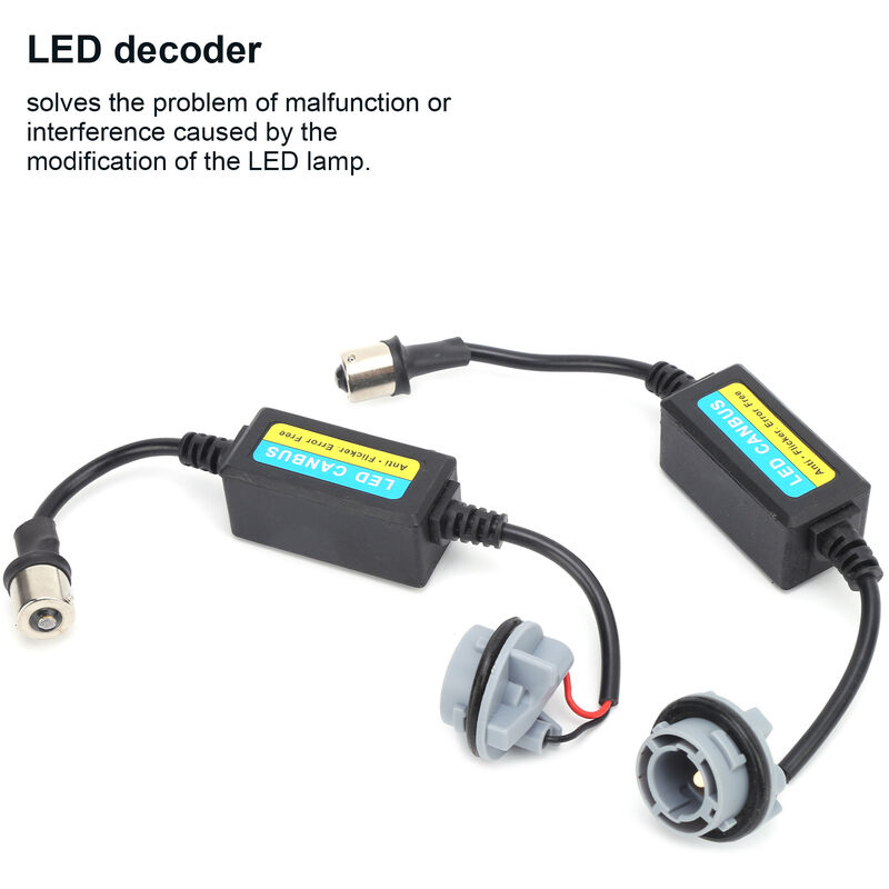 Décodeur ampoules LED canbus anti-erreur - Équipement auto