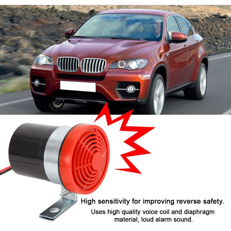 Alarme De Recul 105dB 12V-80V Ejoyous - Klaxon Avertisseur Universel Pour Camions Et Véhicules Lourds
