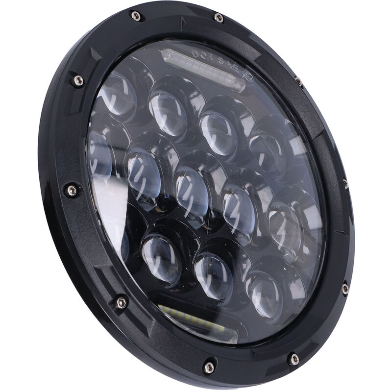 PROJECTEUR 36 LED 12V - 80V PHARE MOTO BLANC - JAUNE - Leader Moto