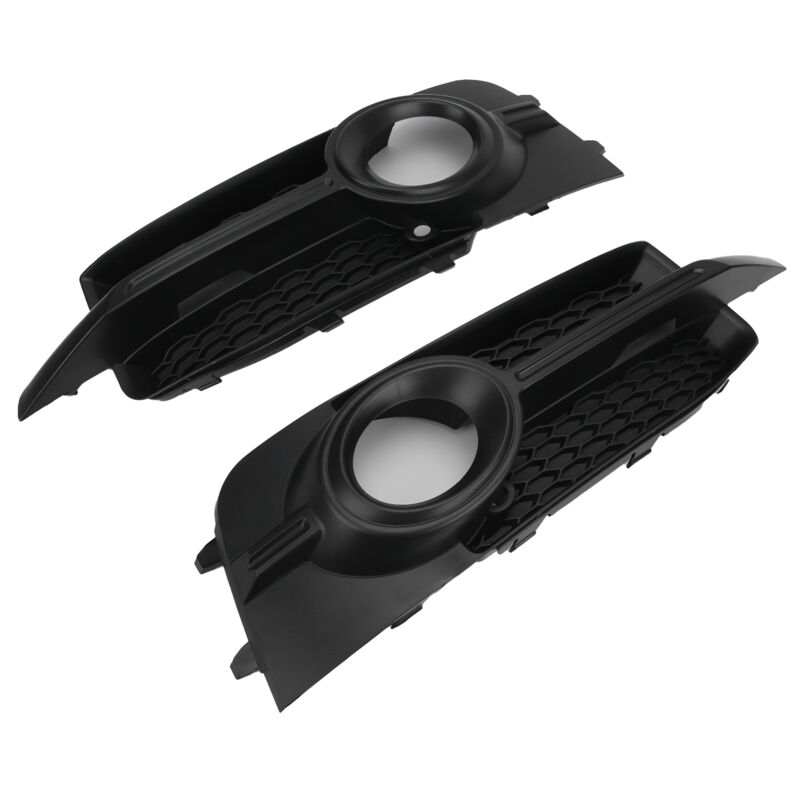 Grilles Inférieures De Pare-chocs Avant Audi S5 (2013-2016) - Noir ABS - 2 Pièces - Réf. 8T0807681K/8T0807682K