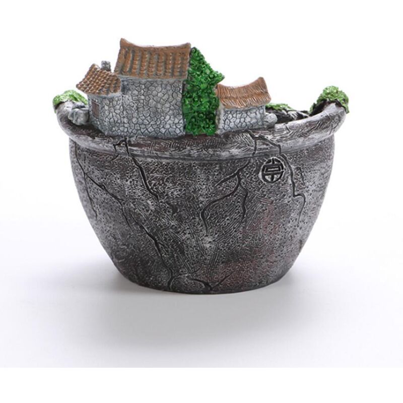 Skelang Lot De 2 Paniers à Plantes 34 Cm Avec Réservoir D'Eau Et Roulettes – Charge 81 Kg Bleu Nordique