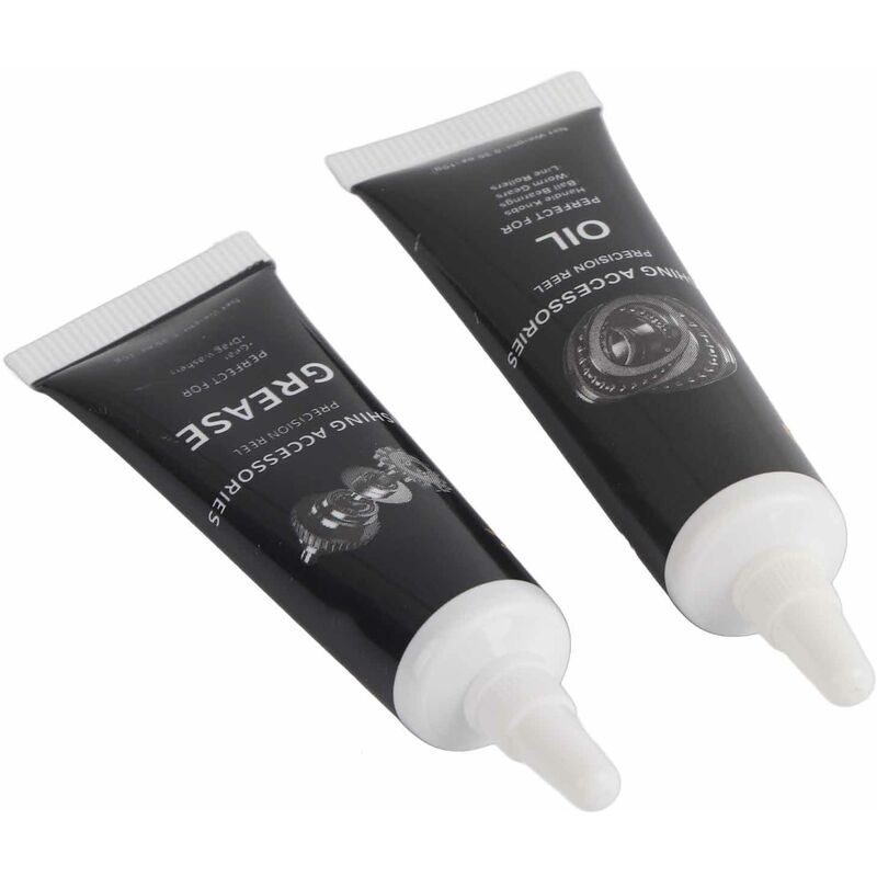 Kit Lubrifiant Moulinet De Pêche - Graisse Et Huile, Réduit Les Frottements, Petit Format