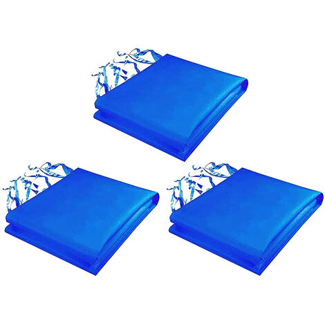 Jeffergarden Paroi latérale de la tente 3PCS, panneau latéral d'ombrage instantané pliable pour l'extérieur, à l'exclusion du support et de l'auvent en tissu, 23m, bleu (1/5)