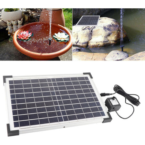 Pompe pour fontaine solaire - Energie solaire - Jardin - Piscine