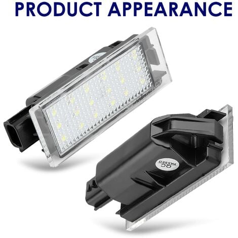  OZ-LAMPE LED Eclairage Plaque Immatriculation pour