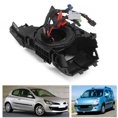 Jeffergarden Contacteur rotatif à ressort de voiture 8201590627 8201590637 Remplacement de modification pour CLIO III / KANGOO II