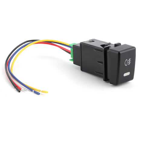 GARRYFIZH Bouton de commutation pour phare antibrouillard avant de voiture, avec fil de connexion, adapté à ISUZU MUX DMAX (1/5)