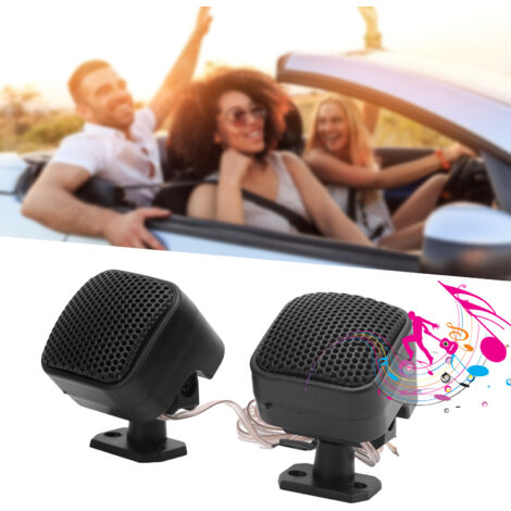 Jeffergarden 2 pièces 500 W haut-parleur stéréo haute puissance avec 4 pièces vis de montage système audio de voiture universel
