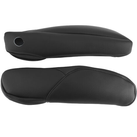 GARRYFIZH Housse d'accoudoir de siège auto en cuir microfibre pour Honda CRV 2010-2017, noir (1/5)