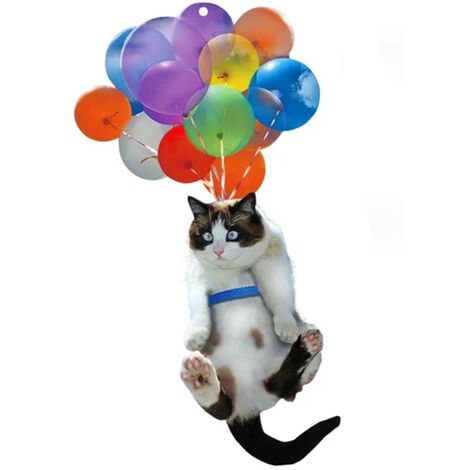 GARRYFIZH Pendentifs décoratifs pour voiture en forme de chat, décorations d'intérieur de voiture (1/5)