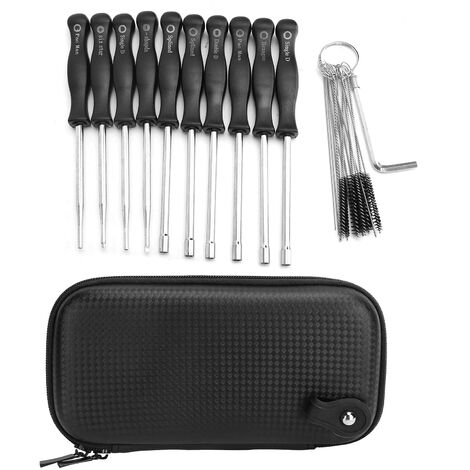 Jeffergarden Kit D'outils de Réglage de Carburateur, Kit D'outils de Réglage de Carburateur Outil de Réglage de Mise au Point du Moteur de Carburateur pour Fournitures de Jardin (1/5)