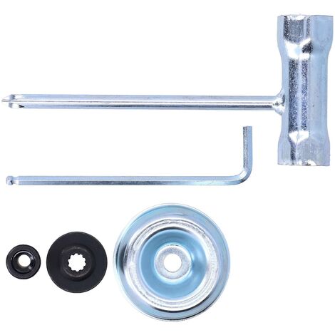 Jeffergarden Adaptateur de Lame, Entretien de l'adaptateur de Lame en Fer avec Accessoires pour STIHL FS120 200 250 pour Outil de Jardin pour Une Utilisation à L Terme (1/5)