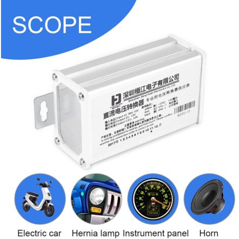 Convertisseur DC 12V Vers 24V 120W - Alimentation Voiture/camion étanche Pour Moteur, GPS, LED