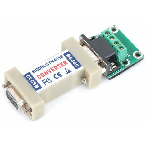 Jeffergarden Adaptateur de convertisseur série RS232 à RS485 Interface de données de communication Fournitures de mise en réseau (1/5)