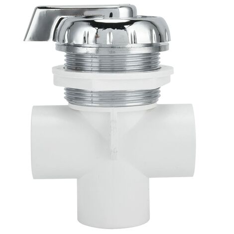 Jeffergarden Convertisseur de Trous, Convertisseur de Sortie de Spa pour Piscine à économie d'eau Baignoire de Massage Convertisseur à Double Trou Inverseur d'eau de Spa 11x8.5x4cm (1/5)