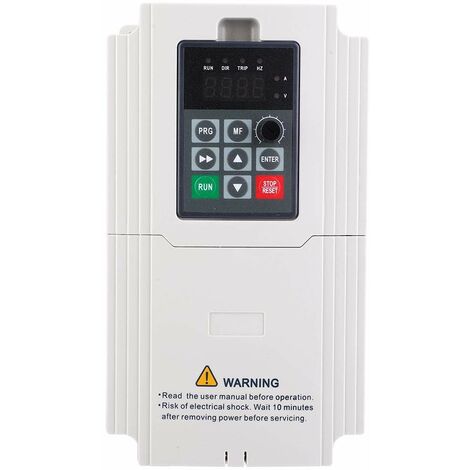 Jeffergarden Inverseur de fréquence, entraînement Variable de fréquence de convertisseur de fréquence de 1.5KW-7.5KW VFD 380V triphasé entrée et Sortie(5.5KW) (1/5)