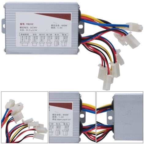 Alomejor Contrôleur De Vélo Électrique 36V 500W Contrôleur De