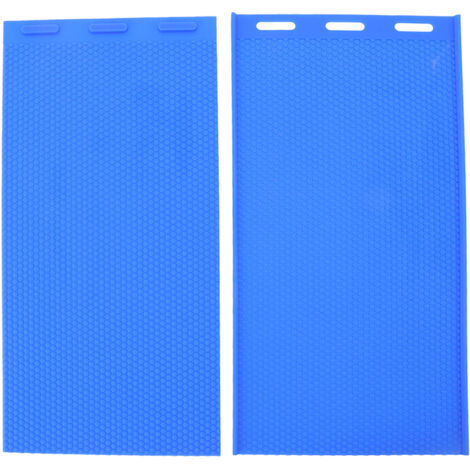 GARRYFIZH 2 pièces Silicone feuille de cire d'abeille bricolage moule doux presse feuille moule outils cire d'abeille Embosser Machine pour l'apiculture (1/5)