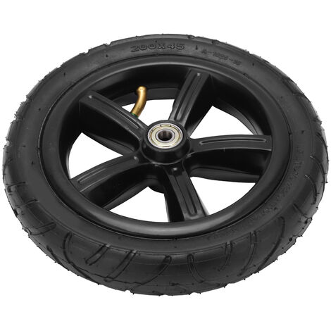 Chambre à Air 8x2.0-5 Pour Scooter électrique - Valve Coudée 45°, Caoutchouc Résistant, Anti-crevaison