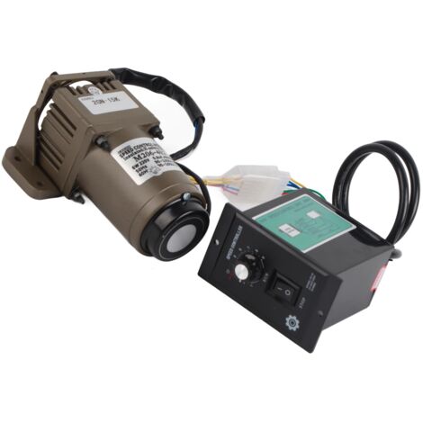 Reductiemotor AC 220 V 40 W Eenfase Asynchrone Reductiemotor Vertraging Instelbare snelheid(15k