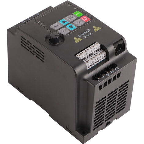Variateur De Fréquence (VFD) 2.2KW 220V Monophasé -> Triphasé - Pour Moteur 2.2KW - Contrôle De Vitesse Simple