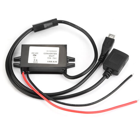 Convertisseur DC 12V Vers 3.3V 3A 10W - Réducteur De Tension étanche IP67 - Pour Voiture, Camion, Bande LED, Panneau Solaire - Câblage Facile - 2