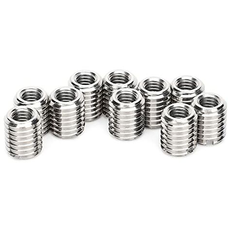 GARRYFIZH 10 pièces Insertion d'écrou réduisant la réparation M6x1.0 femelle et M10x1.5 outil d'extension de filetage mâle (1/5)