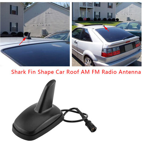 Jeffergarden Qiilu Shark Fin Shape Antenne Radio AM FM Antenne Sport Style
