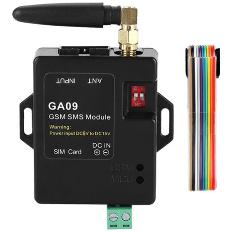 Jeffergarden Système d'alarme GSM Mini 8 CH Home Security avec conception intelligente et appel d'alarme SMS sans fil