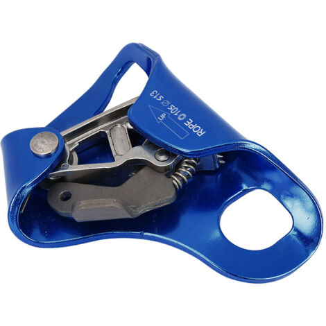 Bloqueur De Poitrine Pour Escalade Et Travaux En Hauteur – Picots Anti-dérapants Pour Cordes Jusqu’à 13 Mm, Structure Légère En Alu 7075, Certifié CE, Charge Max 100 Kg