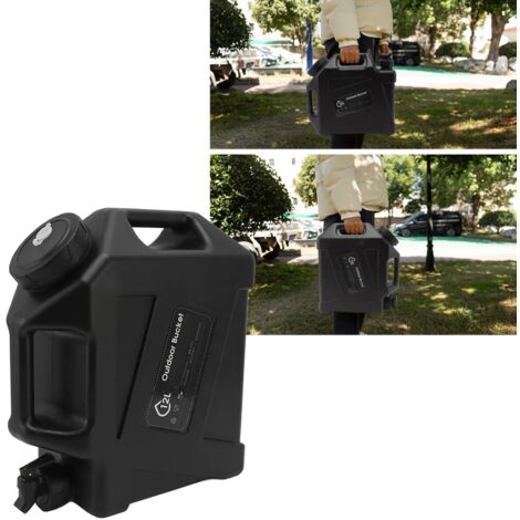 Récipient d'eau portable 11L/12L avec robinet, réservoir de