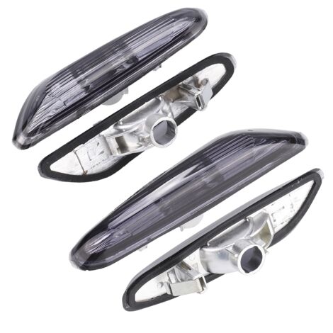 Clignotant Latéral LED Fumé Pour Peugeot 106/306/406/806/Expert/Partner - Kit 2 Pièces, Plug And Play