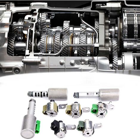 Kit Solénoïdes De Transmission 8 Pièces - Compatible Saturn, Chevrolet, Nissan, Volvo - Pour Boîtes AW55-50/51SN