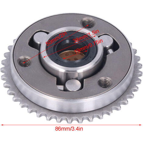 Embrayage D'alimentation 3 Griffes Pour Moteur 49cc 4 Temps En Alliage 753237
