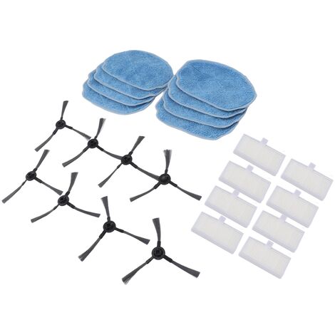 Kit d'accessoires pour aspirateur robotique vadrouille tissu brosse latérale  filtre pièces de rechange pour Mannv