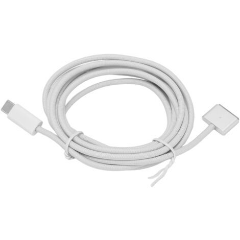 Jeffergarden Type C vers pour Magsafe 3 Cble de charge 140W PD Charge rapide Compatible pour MacBook 2m