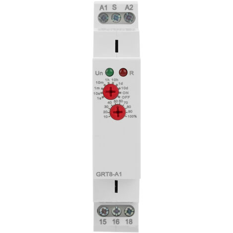 Jeffergarden GRT8-A1 Mini relais temporisé à la mise sous tension Montage sur rail DIN AC 220V