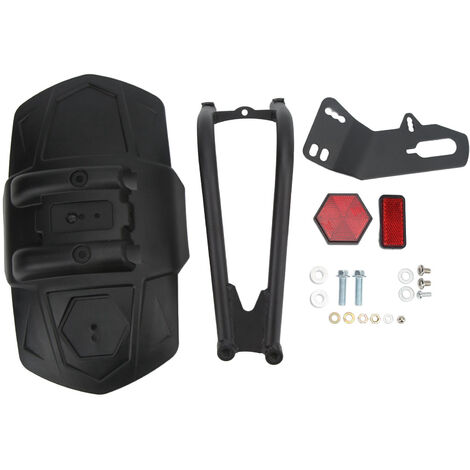 Garde-boue Arrière Moto Pour Niu M/N/U/G - Carbone Alu + Plastique - Neuf