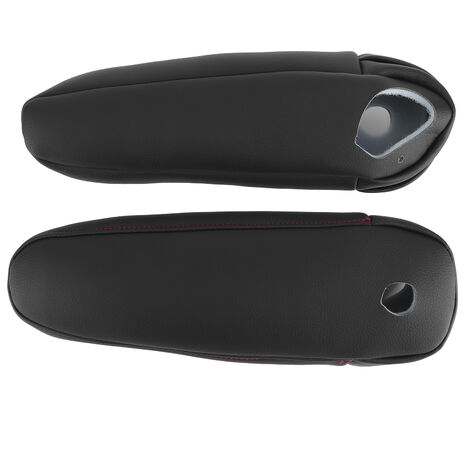 GARRYFIZH Lot de 2 housses d'accoudoir de siège auto en cuir synthétique pour Lexus RX 300 330 350 2003-2009, noir (1/5)