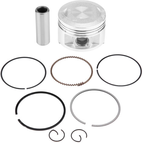 Jeffergarden Kit d'assemblage de Piston, kit d'assemblage de Joint de Bague de Piston de Moto pour Moteur YBR125 YBR 125 125cc (1/5)