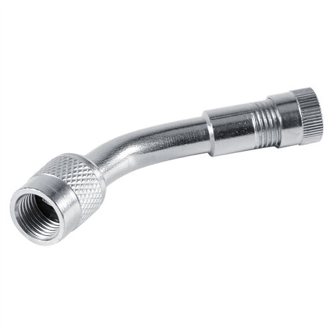 GARRYFIZH Adaptateur d'expansion de tube de valve de pneu plié de moto de voiture de nickelage de 135 degrés (1/5)