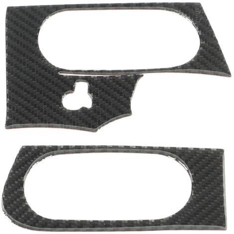 Jeffergarden Autocollant Intérieur D'évent Latéral, Remplacement D'autocollant de Revêtement D'habillage de Sortie D'air en Fibre de Carbone pour Corvette C6 2005‑2013 (1/5)