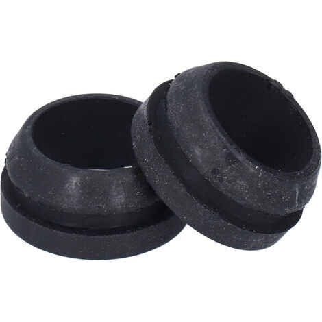 Jeffergarden Remplacement d'illets de reniflard PCV en caoutchouc 2 pièces pour Chevrolet SBC BBC SBF BBF 350 A94 (1/5)
