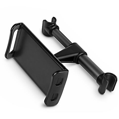 GARRYFIZH Support d'appui-tête de voiture rotatif à 360° pour tablette et téléphone, support de siège arrière noir (1/5)