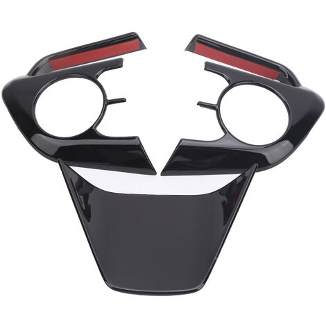 Garniture De Bouton De Volant Style Fibre De Carbone Pour BMW X5 E70 (2008-2013) - Lot De 2 Pièces Auto-adhésif