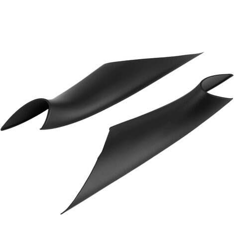 Jeffergarden Couvercle de poignée de porte, 2 pièces garniture de couvercle de poignée de traction de porte intérieure de voiture noir mat pour série 3 série 4 F30 F80 F82 F33 (1/5)