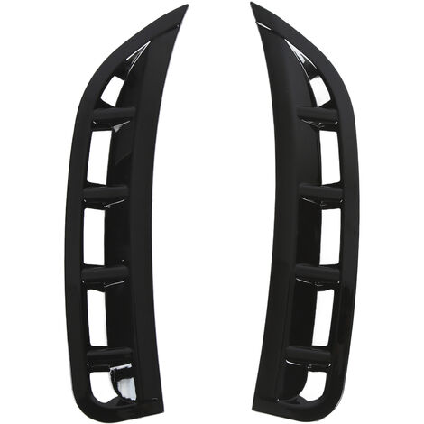 Garnitures Inférieures Pare-chocs Avant Noir Brillant 3 Pièces - Pour Mercedes Classe C W205 C205 A205
