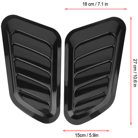 Lot 2 Dés Duveteux Voiture 7cm - Décoration Rétro Intérieur Auto Noir/Rouge