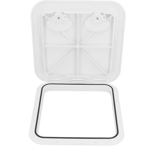 Couvercle De Trappe D'inspection Rond Pour Bateau - ABS Blanc, Vis Incluses, Tailles 10/15/20 Cm